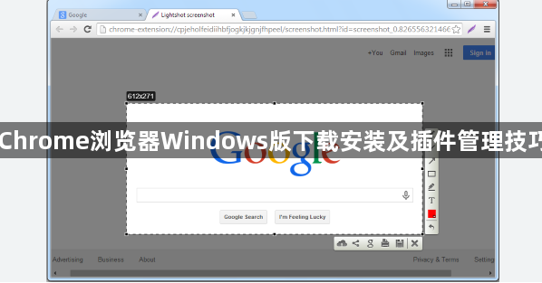 Chrome浏览器Windows版下载安装及插件管理技巧1