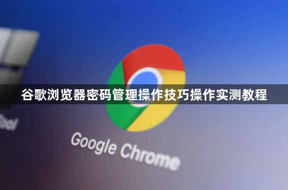谷歌浏览器密码管理操作技巧操作实测教程1