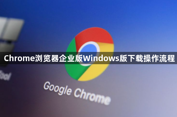 Chrome浏览器企业版Windows版下载操作流程1