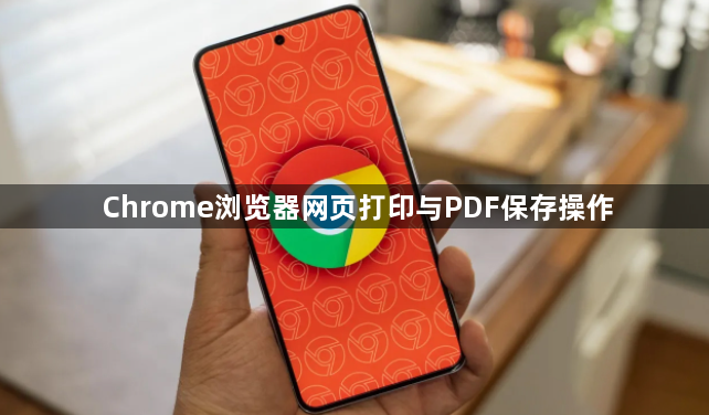 Chrome浏览器网页打印与PDF保存操作1