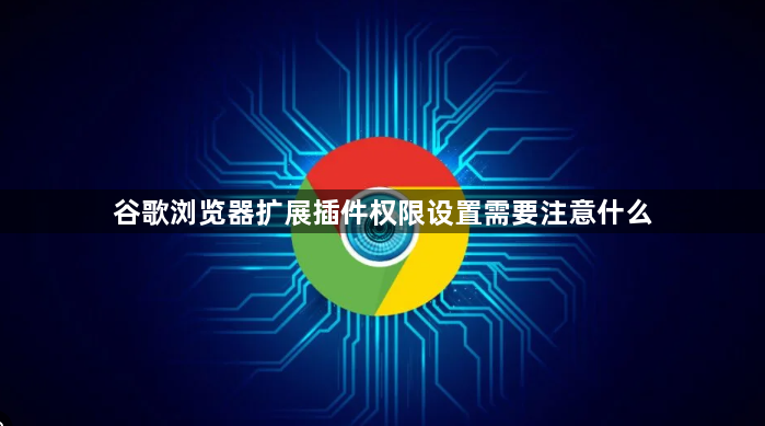 谷歌浏览器扩展插件权限设置需要注意什么1