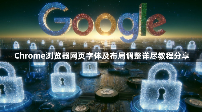 Chrome浏览器网页字体及布局调整详尽教程分享1