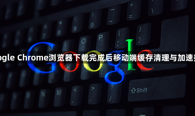 google Chrome浏览器下载完成后移动端缓存清理与加速操作1