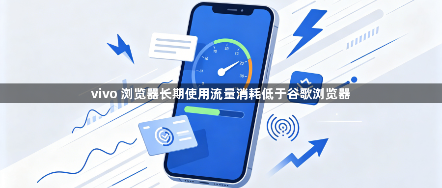 vivo 浏览器长期使用流量消耗低于谷歌浏览器1