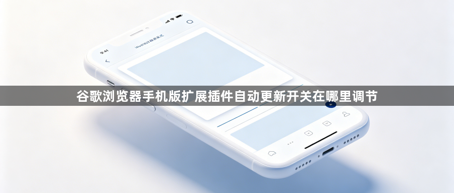 谷歌浏览器手机版扩展插件自动更新开关在哪里调节1