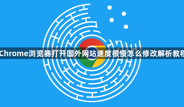 Chrome浏览器打开国外网站速度很慢怎么修改解析教程1