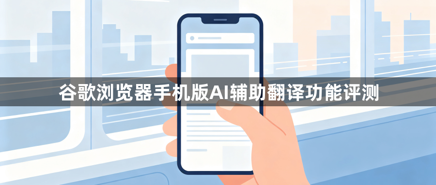 谷歌浏览器手机版AI辅助翻译功能评测1