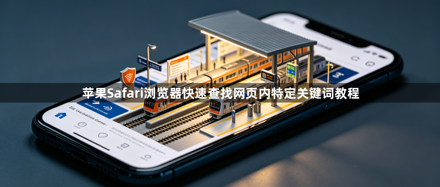 苹果Safari浏览器快速查找网页内特定关键词教程1