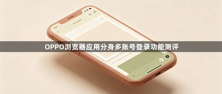 OPPO浏览器应用分身多账号登录功能测评1