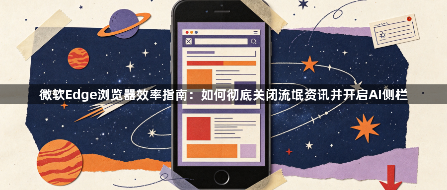 微软Edge浏览器效率指南：如何彻底关闭流氓资讯并开启AI侧栏1