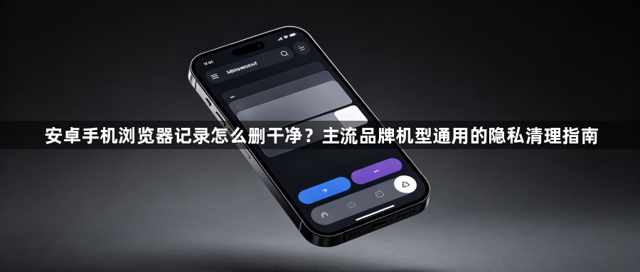 安卓手机浏览器记录怎么删干净？主流品牌机型通用的隐私清理指南1