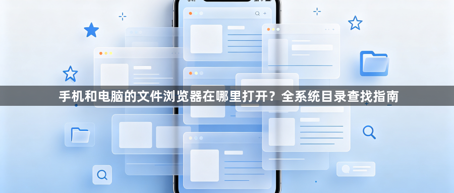 手机和电脑的文件浏览器在哪里打开？全系统目录查找指南1