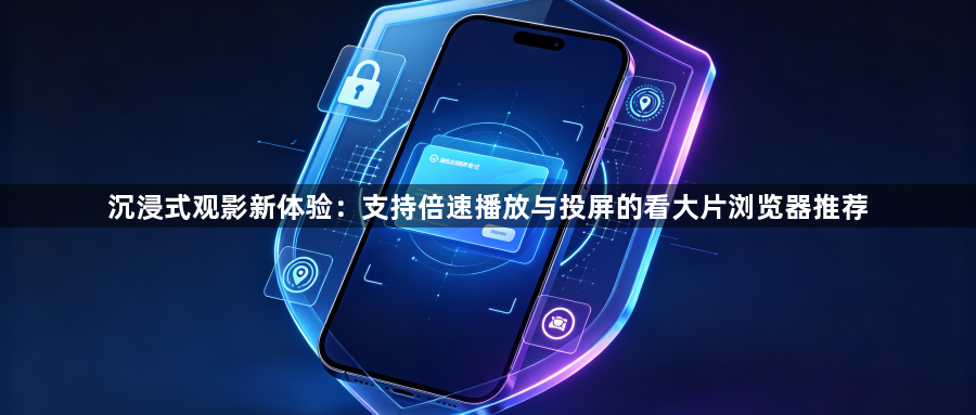 沉浸式观影新体验：支持倍速播放与投屏的看大片浏览器推荐1