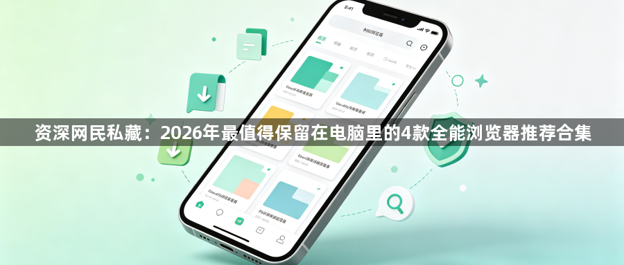 资深网民私藏：2026年最值得保留在电脑里的4款全能浏览器推荐合集1