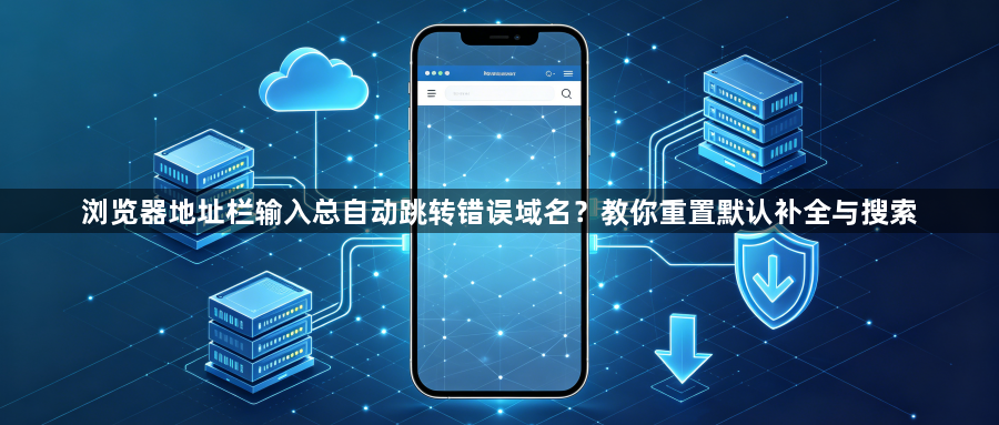 浏览器地址栏输入总自动跳转错误域名?教你重置默认补全与搜索1