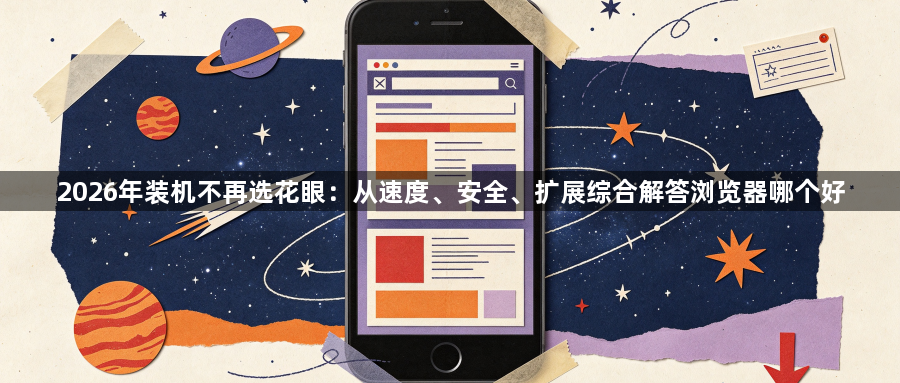 2026年装机不再选花眼:从速度、安全、扩展综合解答浏览器哪个好1