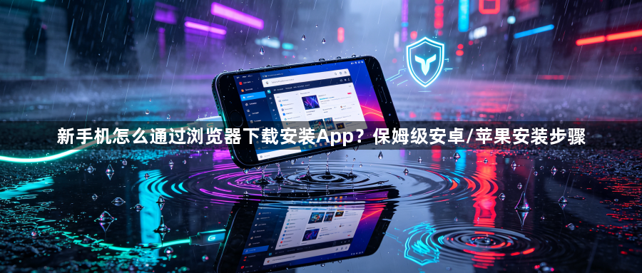 新手机怎么通过浏览器下载安装App?保姆级安卓/苹果安装步骤1