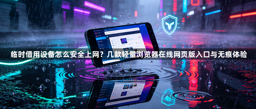 临时借用设备怎么安全上网？几款轻量浏览器在线网页版入口与无痕体验1
