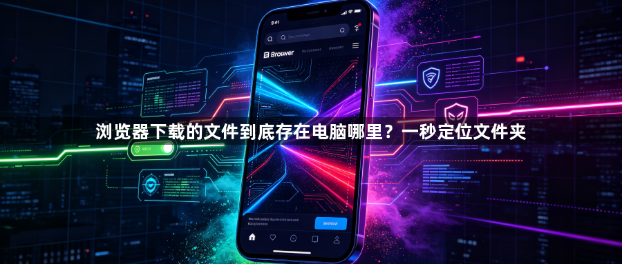 浏览器下载的文件到底存在电脑哪里？一秒定位文件夹1