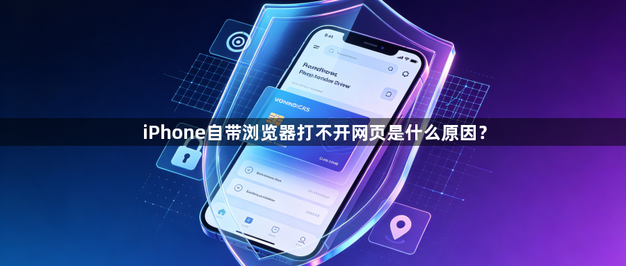 iPhone自带浏览器打不开网页是什么原因？1