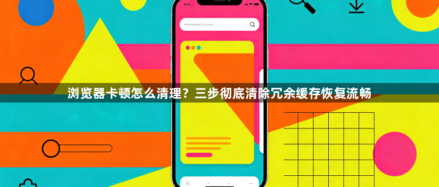 浏览器卡顿怎么清理?三步彻底清除冗余缓存恢复流畅1