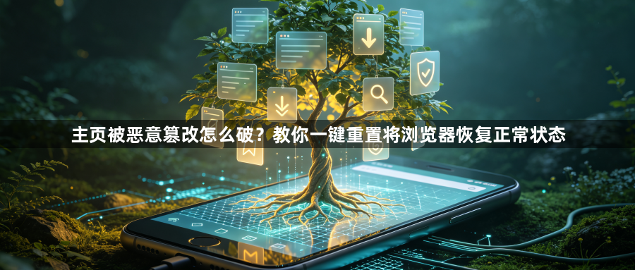 主页被恶意篡改怎么破？教你一键重置将浏览器恢复正常状态1