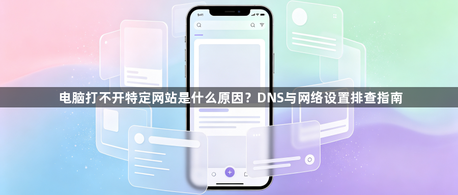 电脑打不开特定网站是什么原因?DNS与网络设置排查指南1