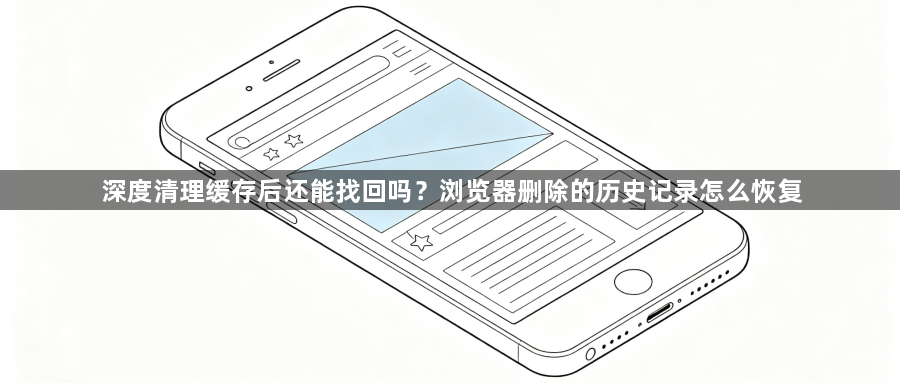 深度清理缓存后还能找回吗?浏览器删除的历史记录怎么恢复1