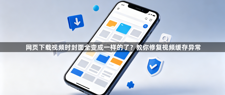 网页下载视频时封面全变成一样的了?教你修复视频缓存异常1